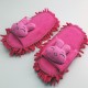 Cartoon Chenille Lazy Mop Slipper